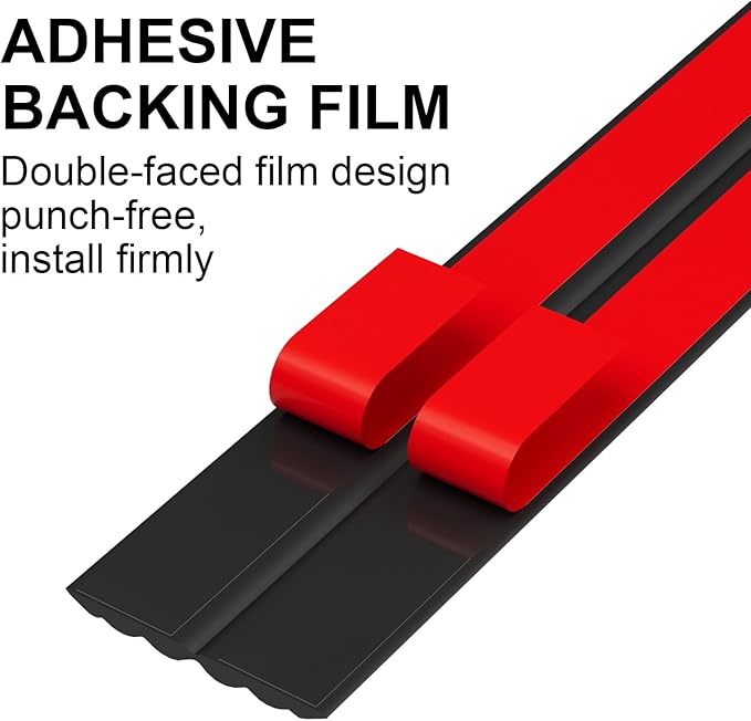 Wall Corner Protector & Edge Guard,Peel and Stick Wall Trim Moulding Inside & Outside Corner Molding Trim Caulk Strip, Self Adhesive Trim for Wall Edge,Ceiling,Countertop, 2.36” W x10’ L,Black
