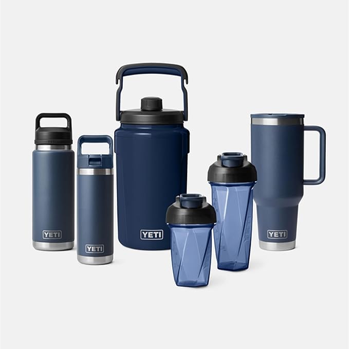 YETI Yonder Helimix Vortex Blender Shaker Bottle Holds up to 27oz | No Blending Ball or Whisk | USA Made | Portable Pre Workout Whey Protein Drink Shaker Cup | Dishwasher Safe, Venom