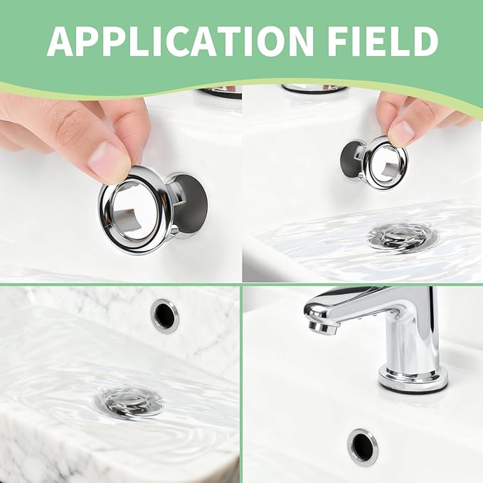 10pcs Sink and Basin Overflow Ring Hollow Cover, Universal Bathroom Vanity Sink Overflow Hole Insert Cap, Plastic Drain Trim Ring for Kitchen Bathroom Ceramic Replacement Parts