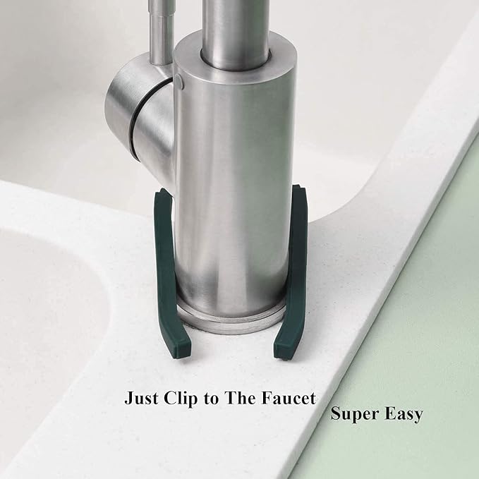Sink Caddy Sink Sponge Holder - Faucet Rack Shower Tray - Kitchen and Bathroom Metal Organizer Hanging Fix Around Faucet