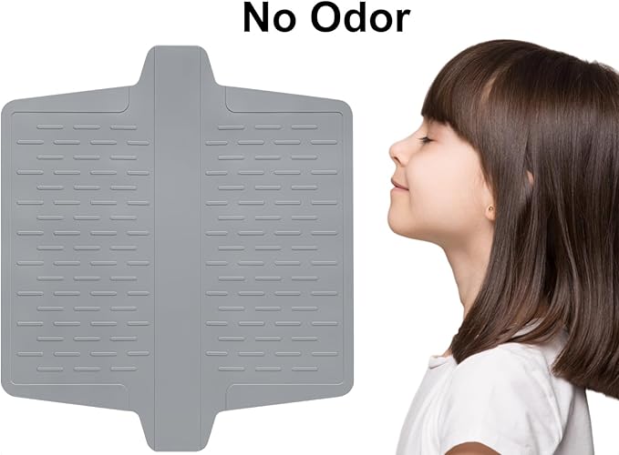 Sink Saddle, Divider Mat, Kitchen Sink Mat, Silicone Protector, No Smell, Never Stain, Ultra Soft, 12.83'' x 11.1''