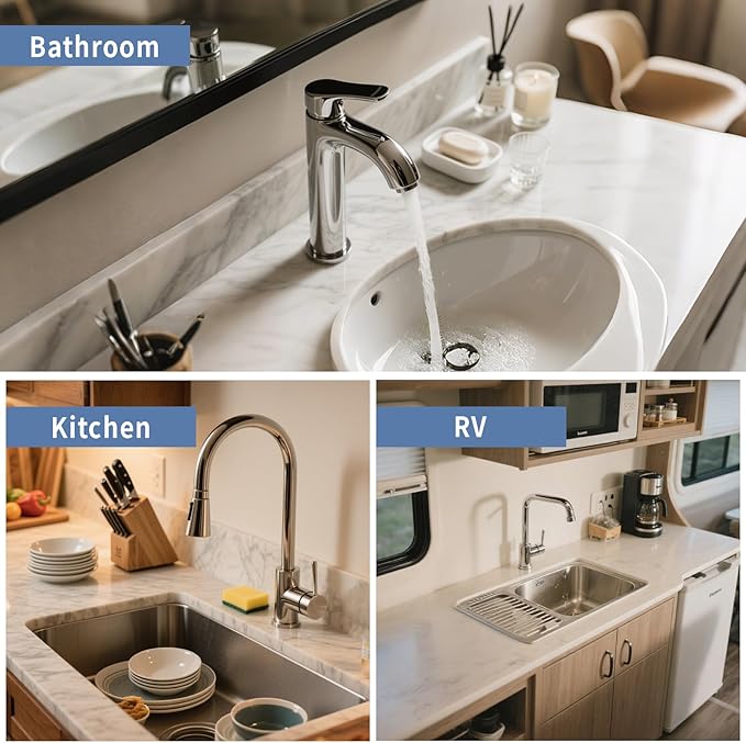 15.8"x3.9" Stone Faucet Mat for Kitchen Sink, Diatomite Quick Dry Kitchen Sink Splash Guard Water Absorbent Drying Mat, Drying Stone Sink Tray for Bathroom Counter, White