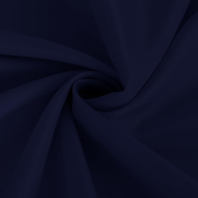 Fitable Navy Tablecloths for 6-8 Foot Tables, 6 Pack - 70 x 120 Inches - Reusable and Washable Table Clothes, Polyester Fabric Table Covers for Wedding, Party, Banquet