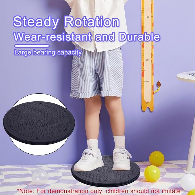 12 Inch Lazy Susan Turntable Organizer, Eichzer Premium Heavy Duty Rotating Swivel Stand with Steel Ball Bearings for Model/Rotating Plants/Crafts Stand/TV/Monitor/Laptop (360˚ Rotation)