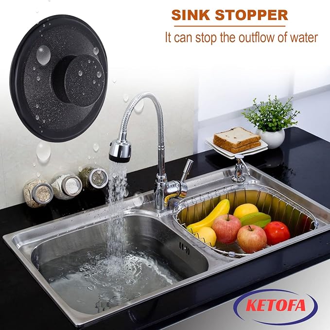 Sink Stopper for InSink-Erator STP-PL Garbage Disposal, Exact Replacement Stopper Drain Compatible with Standard 3-1/2" Drains, Sink Drain Stopper for Kohler, Waste King
