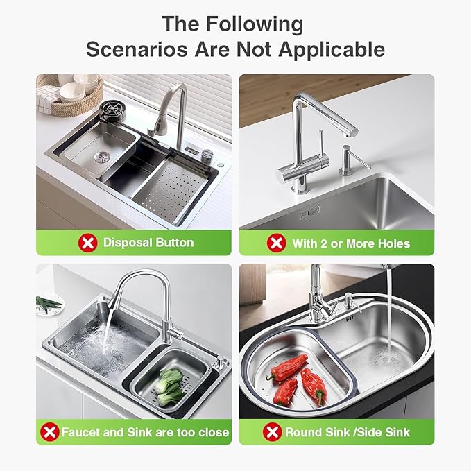 30" x 4" Stone Faucet Mat for Kitchen Sink, Quick Drying Diatomite Sink Tray, Faucet Sink Splash Guard for Prevents Moisture Buildup (Dark Gray)