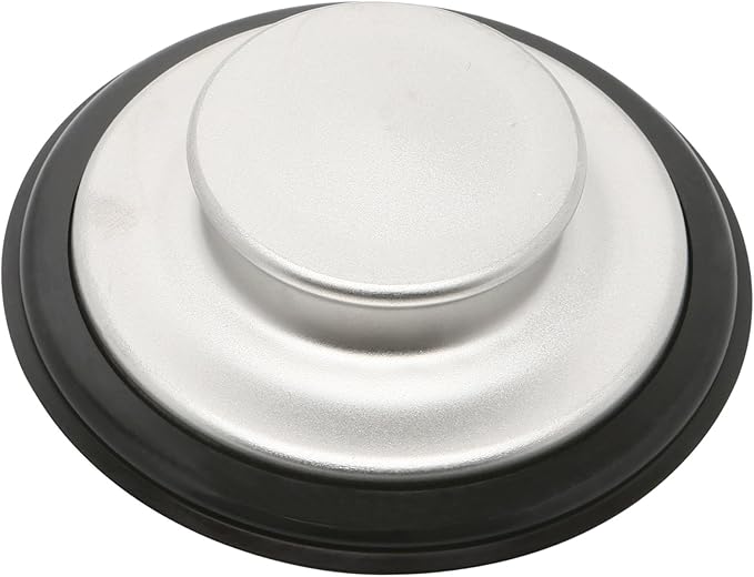 Essential Values Kitchen Sink Stopper for Garbage Disposals 3-3/8" Inches - Stainless Steel Sink Plug Replacement Compatible with Insinkerator Kohler Garbage Disposal Cover