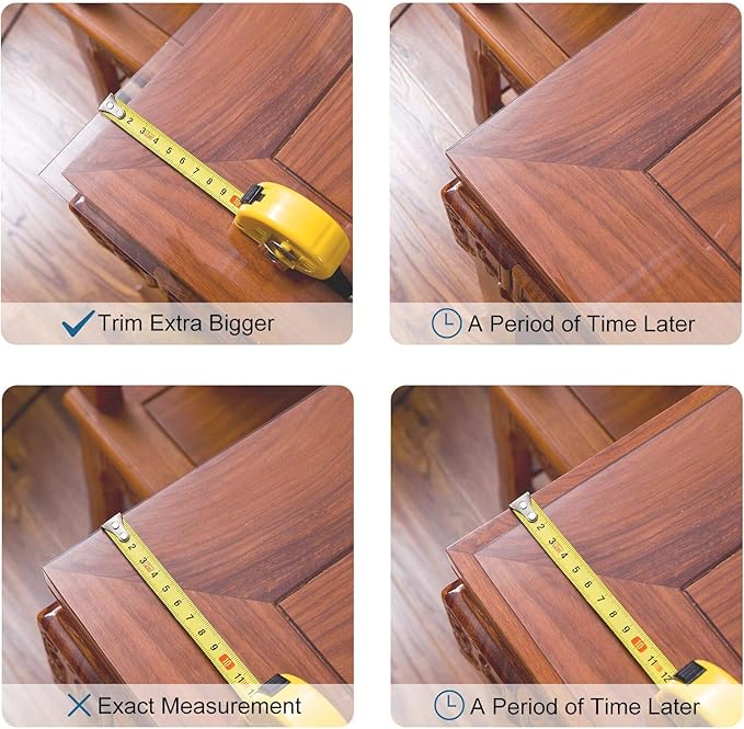 LovePads Frosted Desk Mat 20 x 72 Inch, 1.5mm Thick Frosted Table Protector, Waterproof Plastic Table Cover Protector, PVC Desk Protector Mat, Vinyl Desk Cover for Desktop, Coffee & Dining Table