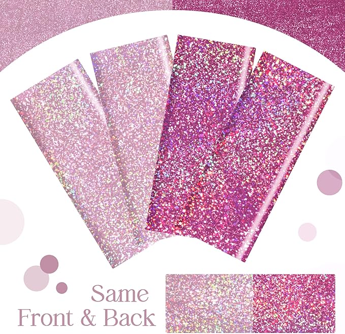 Just Shimmer Pink & PalePink Holographic Tablecloth 40" x 108" Hot Pink Party Decoration Birthday Party Table Decor Iridescence Plastic Table Cloth for Baby Shower Bachelorette Party Supplies