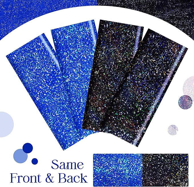 Blue & Black Holographic Tablecloth 40" x 108" Hot Pink Party Decoration Valentine's Day Birthday Party Table Decor Iridescence Plastic Table Cloth for Baby Shower Halloween Party Supplies