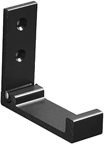 Colester Direct Folding Wall Hooks in Black, Silver, or Gold (5, Black)