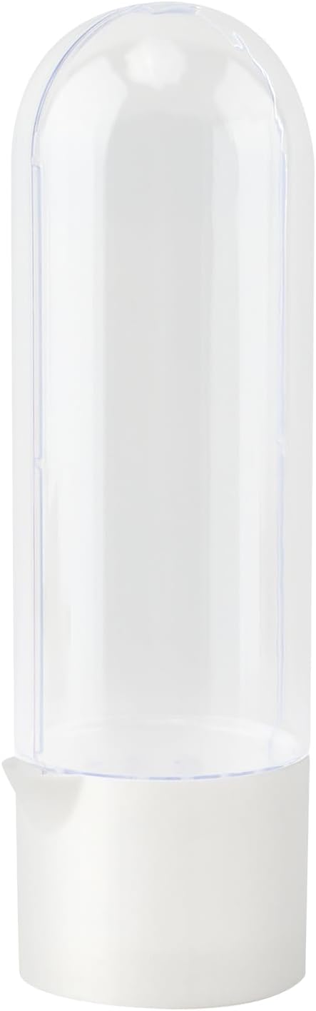 Fresh Herb Saver Cilantro Storage Containers for Refrigerator, Transparent Herbs Saver fits Fridge Asparagus Parsley Mint Leaves, Keeps Greens Vegetables for 2-3 Weeks(SIZE:1 pc)