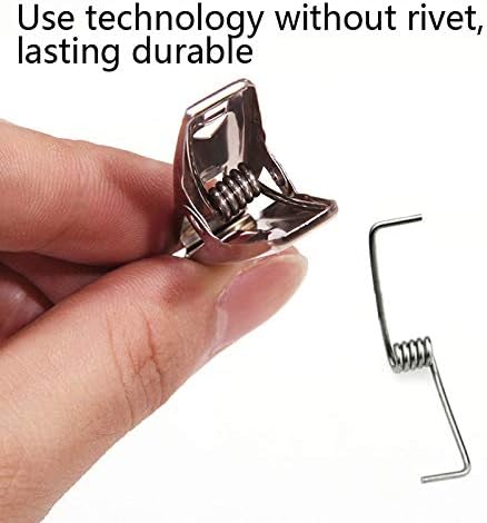 80 Pack Heavy Duty Stainless Steel Clothes Pins, Non-Slip Rubber Coated Clothespins, Metal Laundry Pegs for Outdoor Clothesline, Towel, Sock, Food Sealing, Photos, Home Kitchen Travel Office