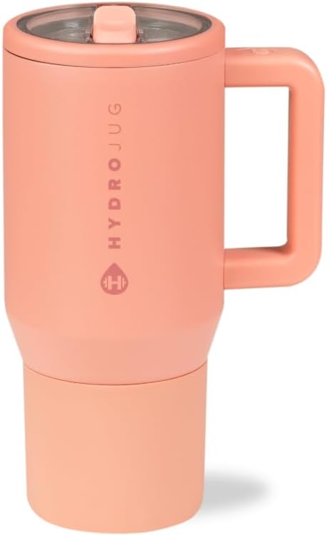 HydroJug Kids - 20 oz Insulated Kids Water Bottle with Flip Straw & Handle | Leak-Proof & Durable | Perfect for School, Sports, Lunch, Travel & Camp, Dahlia