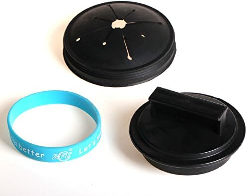 Waste King Black Disposer EZ Mount Garbage Disposal Stopper and Splash Guard for Sink Drain, 1025