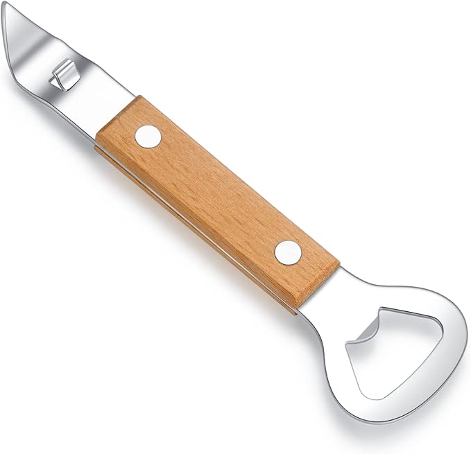 HANCELANT Can Punch Bottle Opener, Manual Stainless Steel Can Opener 1 Pack