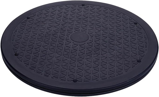 12 Inch Lazy Susan Turntable Organizer, Eichzer Premium Heavy Duty Rotating Swivel Stand with Steel Ball Bearings for Model/Rotating Plants/Crafts Stand/TV/Monitor/Laptop (360˚ Rotation)