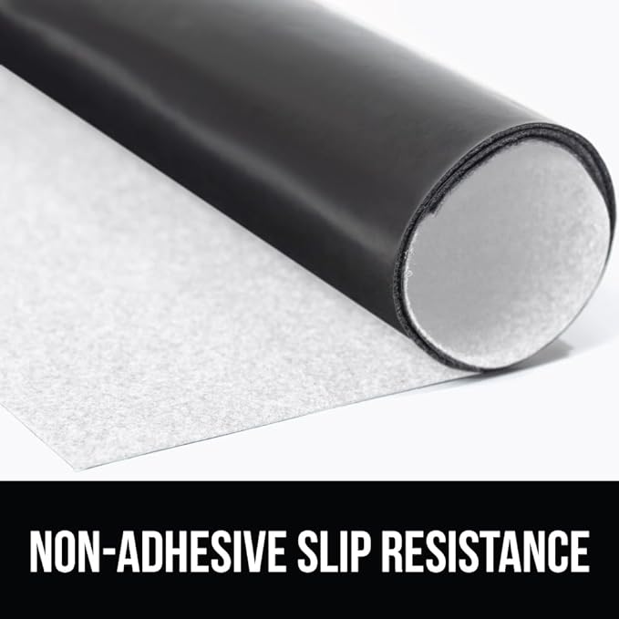 GORILLA GRIP LeakGuard Non-Adhesive Under Sink Mat for Kitchen Cabinet, 24x40, Waterproof Quick Dry Shelf Liner, Durable Absorbent Felt Mats for Bathroom Sinks, Cabinets, Dresser, Easy to Trim, White