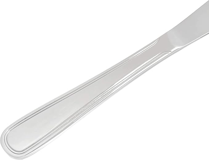 Amazon Basics Silverware Set, Stainless Steel Flatware, Dishwasher Safe, Service for 4, 20-Piece Forks and Spoons, Crown Edge, Everyday Use (Pack of 2)