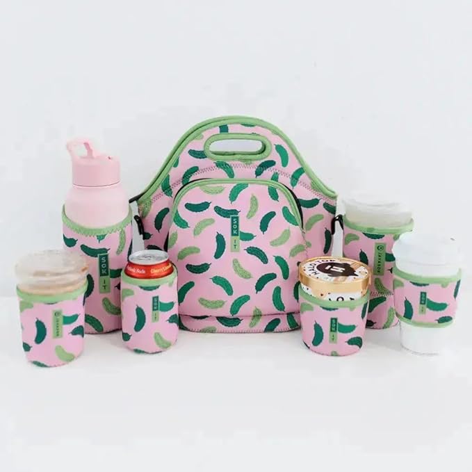 Sok It JavaSok Iced Coffee & Cold Soda Insulated Neoprene Cup Sleeve (Pickle Me Pink, Large: 30-32oz)