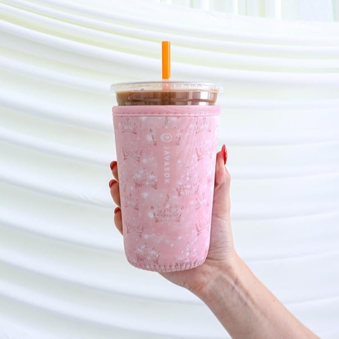 Sok It JavaSok Iced Coffee & Cold Soda Insulated Neoprene Cup Sleeve (Wand of a Kind, Medium: 22-28oz)