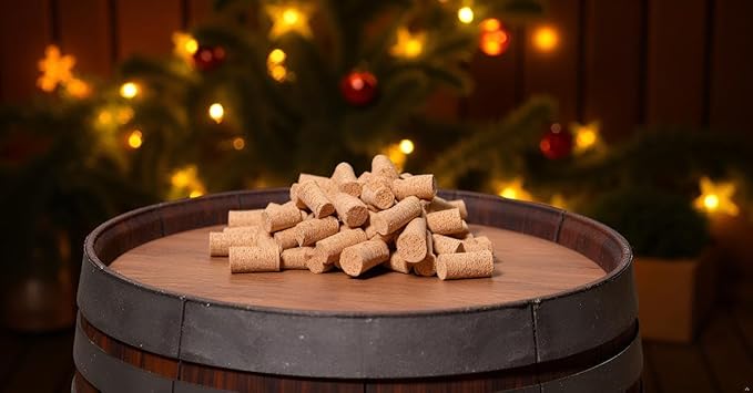 100 Pack Natural Soft Wood Corks, Tapered Cork Wooden Beer Bottle Stopper for Wine Making Craft, Leakproof,DIY Crafts (100 Pcs)