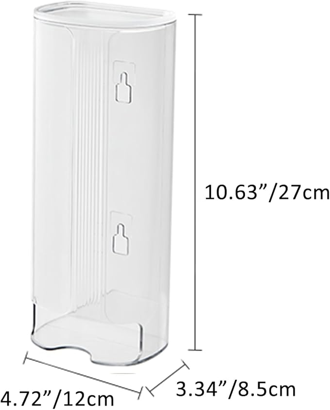 Grocery Plastic Bag Dispenser Holder, Sock Underwear Organizer Wall Mount Multifunctional Bag Saver Kitchen Storage Holder for Storing Socks Ties Plastic Bag