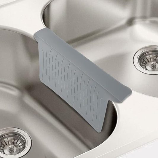 Sink Saddle, Divider Mat, Kitchen Sink Mat, Silicone Protector, No Smell, Never Stain, Ultra Soft, 12.83'' x 11.1''