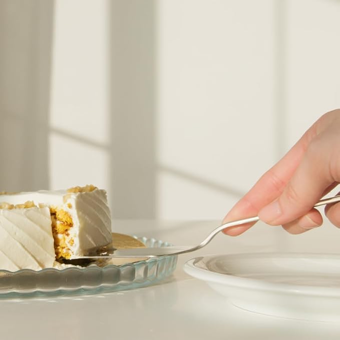 Wedding Cake Knife and Server Set Silver,Stainless Steel Cake Cutting Set,2Pcs Include Cake Cutter And Cake Server for Wedding, Birthday, Parties and anniversary, Dishwasher Safe