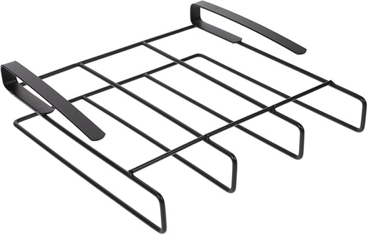 Housoutil Stainless Steel Under Cabinet Cutting Board Holder, One-Layer Chopping Board Holder, Space-Saving Rack for Countertop and Cabinet Door Storage