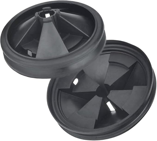 2 Pack Garbage Disposal Splash Guard,EPDM Rubber Drain Insert for InSinkErator Evolution Series 3 1/8" QCB-AM Sink Baffle Drain Cover Removable Quiet Collar EPDM Strainer Insert Parts