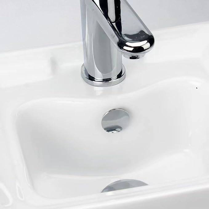 Sink Overflow Ring Chrome Bathroom Sink Overflow Cover Brass Material Insert in Round Trim Cap 2 Pack