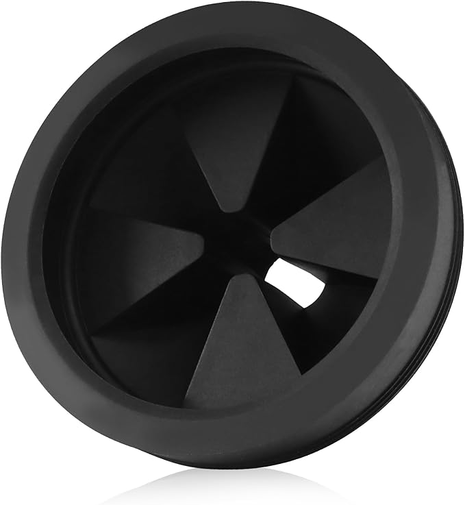 Murtenze 2 Pack Garbage Disposal Splash Guard, EPDM Rubber Sink Baffle Quiet Cover Replacement, 3 1/8" Drain Insert for Waste King