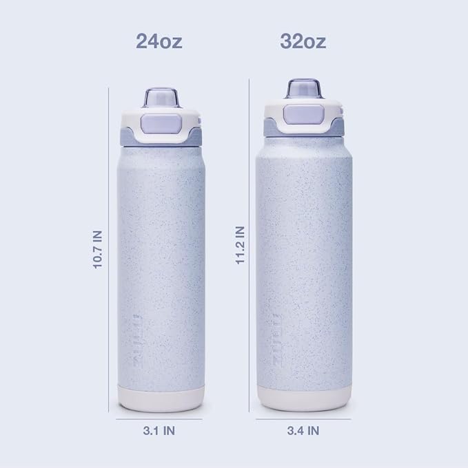 ZULU Powerfill Pro 24oz Stainless Steel Water Bottle - Glacier Drift