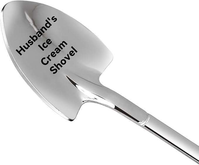 Gifts for Husband Him from wife Girlfriend, Funny Husband’s Ice Cream Shovel Gifts for Men Dad Birthday, Husband Wedding Anniversary Presents