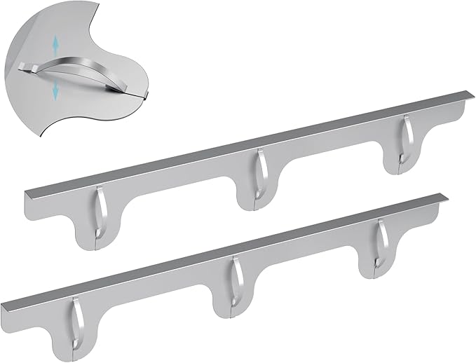 Stove Gap Covers - 304 Stainless Steel Oven Side Gap Filler, 2 Pack Stove Gap Filler - Length 23.4" Width 0.79", Spring Clip Design Fitting Gap Strong Guard Between Stove Top & Counter - Silver