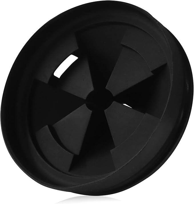 Murtenze 2 Pack Garbage Disposal Splash Guard, EPDM Rubber Sink Baffle Quiet Cover Replacement, 3 3/8" Drain Insert for Waste King