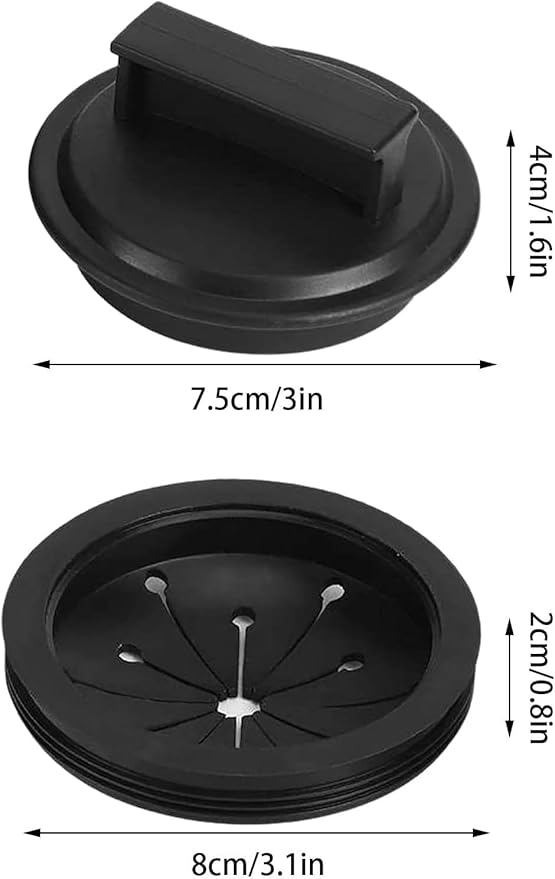 Universal Rubber Splash Guard - 3 Inch Kitchen Sink Stopper - Garbage Disposal Parts