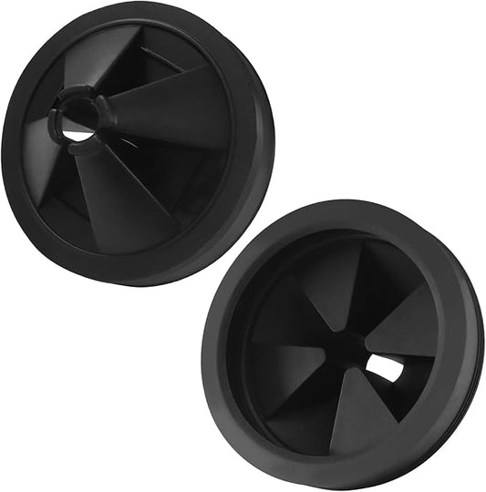Murtenze 2 Pack Garbage Disposal Splash Guard, EPDM Rubber Sink Baffle Quiet Cover Replacement, 3 1/8" Drain Insert for Waste King