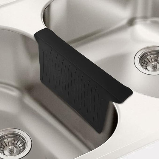 Sink Saddle, Divider Mat, Kitchen Sink Mat, Silicone Protector, No Smell, Never Stain, Ultra Soft, 12.83'' x 11.1''