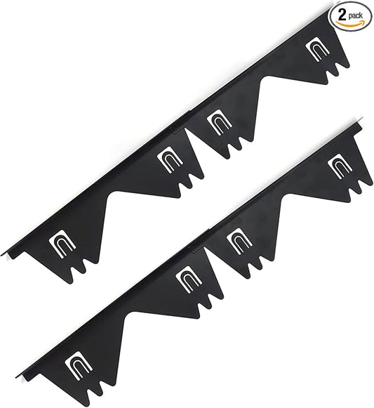 Stainless Steel Stove Gap Covers - 304 Stove Gap Filler, Easy retractable Length 13.8" to 27.5", Width 0.79", Heat Resistant Guard Between Stove Top & Counter, 2 Pck