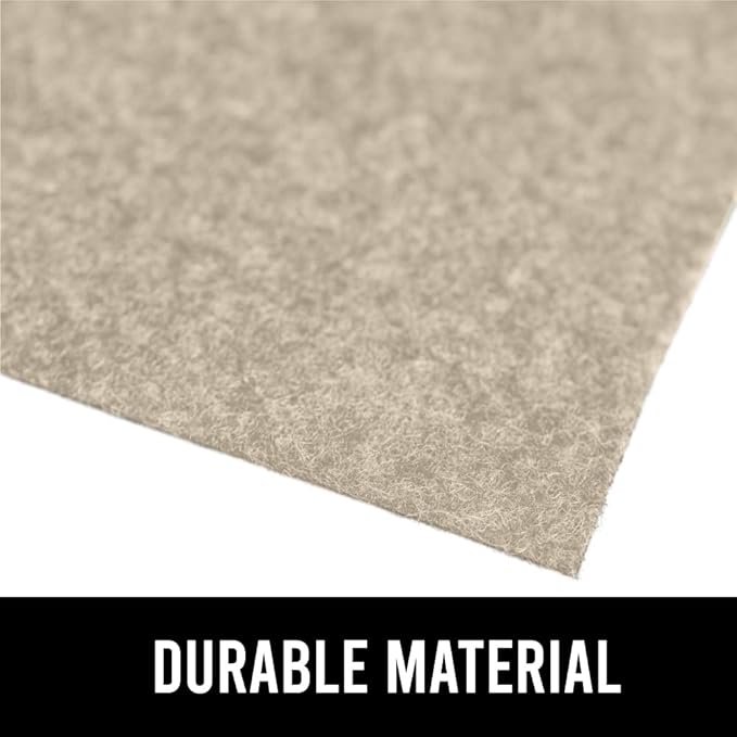 GORILLA GRIP LeakGuard Non-Adhesive Under Sink Mat for Kitchen Cabinet, 24x60, Waterproof Quick Dry Shelf Liner, Durable Absorbent Felt Mats for Bathroom Sinks, Cabinets, Dresser, Easy to Trim, Beige