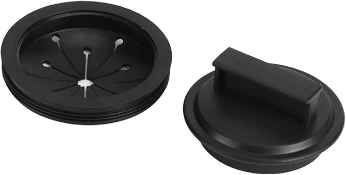 Universal 3-inch Garbage Disposal Splash Guard and Kitchen Sink Stopper - Rubber Food Waste Disposer for Erator and Waste King Whirlaway