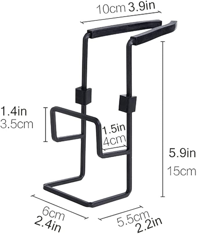 Sink Caddy Sink Sponge Holder - Faucet Rack Shower Tray - Kitchen and Bathroom Metal Organizer Hanging Fix Around Faucet