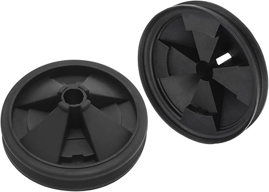 2 Pcs 3 3/8" Garbage Disposal Splash Guards Sink Baffle Drain Cover QCB-AM Replacement for InSinkErator Evolution Series, Removable Quiet Collar Drain Plugs Garbage Disposer Accessories