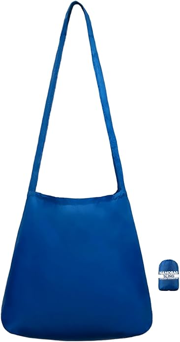 Nanobag Sling - Ultralight Crossbody Bag for Women & Men, Packable Grocery, Travel & Shopping Bag for Everyday Use