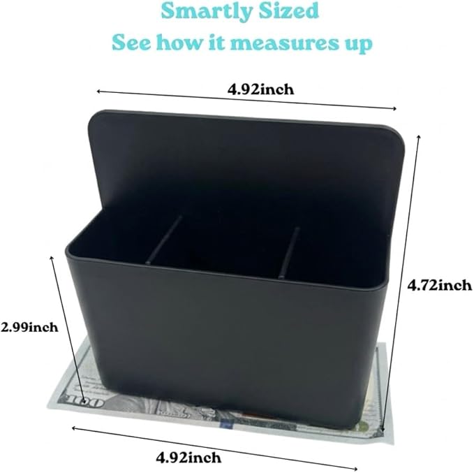 Magnetic Toothbrush Holder for Cruise Essentials 2026, Travel Bathroom Organizer for Stateroom, Cruise Must Haves for Alaska Cruise Essentials (Black)