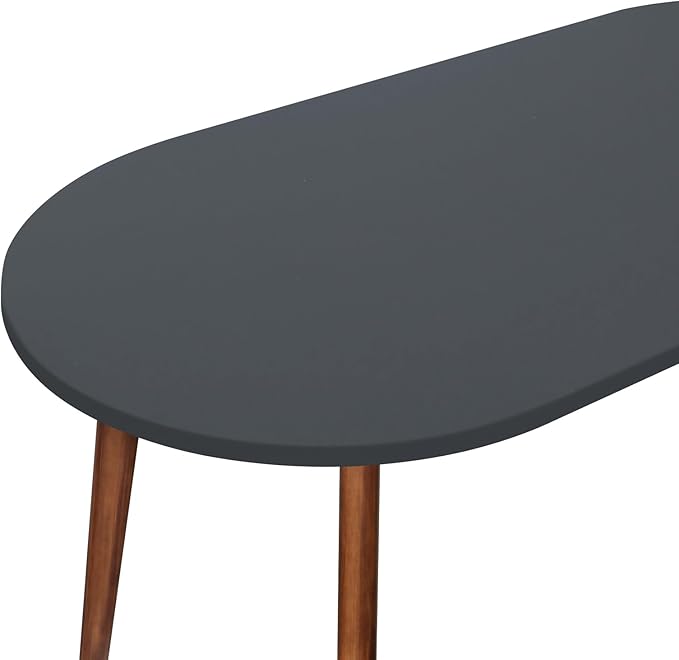 NEWISHER Fitted Oval Tablecloth 42 x 60 Inch Elastic Table Cloth, Stretch Spandex Table Cover Grey Washable Polyester Top Cap Cover for Dining Picnic Camping Indoor and Outdoor