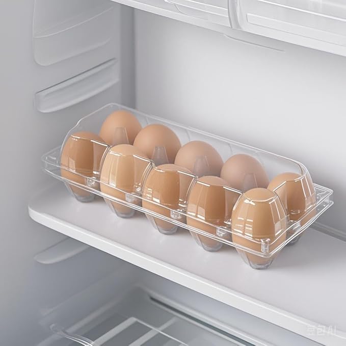 120 pcPlastic Bulk EggCarton,clear egg carton cheap bulk, Suitable For Storing Egg in Farmers' Markets, Supermarkets, Kitchens(2 * 6)