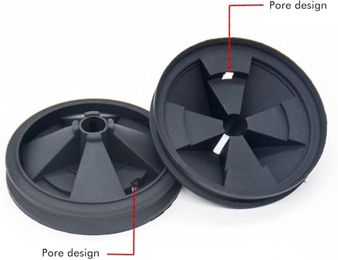 8.7 * 8.7 * 3.5cm Garbage Disposal Splash Guard Sink Baffle Food Waste Disposer Parts Accessories Multi Function Drain Plugs for Garbage Disposals